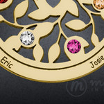Tranquility Gold Tree of Life Personalized Necklace Tranquility Gold Tree of Life Personalized Necklace