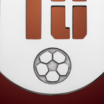 Silver Soccer  Name and Number Dog Tag Necklace Silver Soccer  Name and Number Dog Tag Necklace