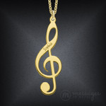 Gold Music Note Necklace With Name Gold Music Note Necklace With Name