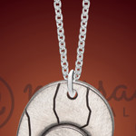 Antique Silver Heart Name Necklace Antique Silver Heart Name Necklace