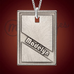Banner Antique Silver Name Necklace Banner Antique Silver Name Necklace