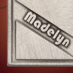 Banner Antique Silver Name Necklace Banner Antique Silver Name Necklace