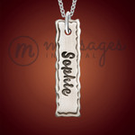 Silver Brilliance Name Bar Necklace Silver Brilliance Name Bar Necklace