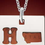 Silver Home Rectangle Custom State Necklace Silver Home Rectangle Custom State Necklace