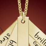 Gold All About Me Name Bar Necklace Gold All About Me Name Bar Necklace