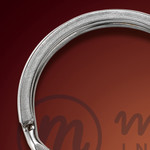 Antique Silver Moon and Back Birthstone Round Keychain Antique Silver Moon and Back Birthstone Round Keychain