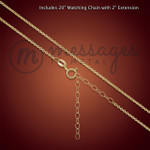 Gold Hammered Duo Ring Personalized Necklace Gold Hammered Duo Ring Personalized Necklace