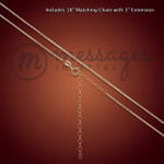 Gold Frame of Hearts Name Bar Necklace Gold Frame of Hearts Name Bar Necklace