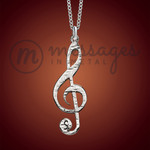 Silver Songs Name Necklace Silver Songs Name Necklace