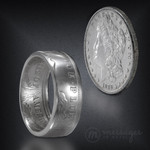 Morgan Silver Dollar Thin Band Handcrafted Ring Morgan Silver Dollar Thin Band Handcrafted Ring