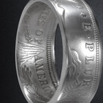 Morgan Silver Dollar Thin Band Handcrafted Ring Morgan Silver Dollar Thin Band Handcrafted Ring