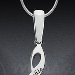 Personalized Womens Music Note Name Necklace