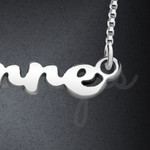 Personalized Women's Sterling Silver Name Necklace