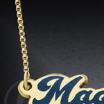 Personalized 14K Gold Name Necklace for Women Personalized 14K Gold Name Necklace for Women