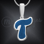 Personalized Silver Initial Necklace Pendant Personalized Silver Initial Necklace Pendant