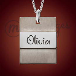 Silver Hope Personalized Name Necklace Silver Hope Personalized Name Necklace