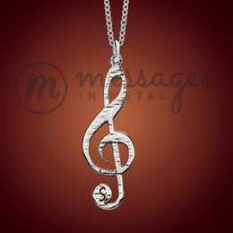 Silver Songs Name Necklace Silver Songs Name Necklace