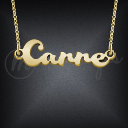 Custom Solid 14K Gold Name Necklace for Women Custom Solid 14K Gold Name Necklace for Women