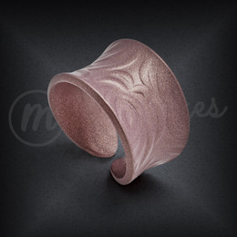 Silver Cuff Ring For Fingers Floral Design Silver Cuff Ring For Fingers Floral Design