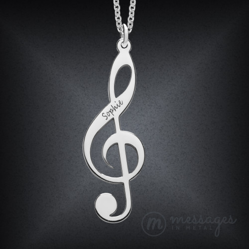 Platinum Musical Note & Pendant for Women JL PT P 18019