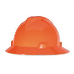 Orange MSA Protective Hat