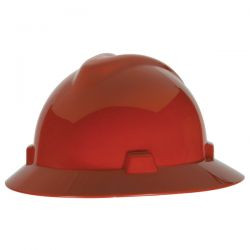 Red MSA Protective Hat