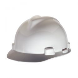 White Half Brim LST Protective Cap