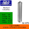 Type 1 Muffler for Bluebird Bus 10" x 43" Long 4" IN-OUT