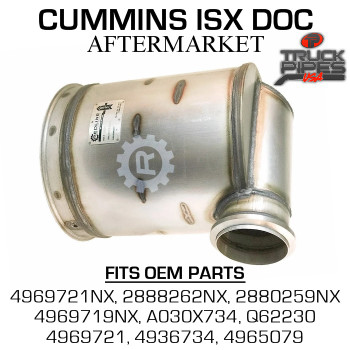 4969721NX Cummins ISX Diesel Oxidation Catalyst 58820