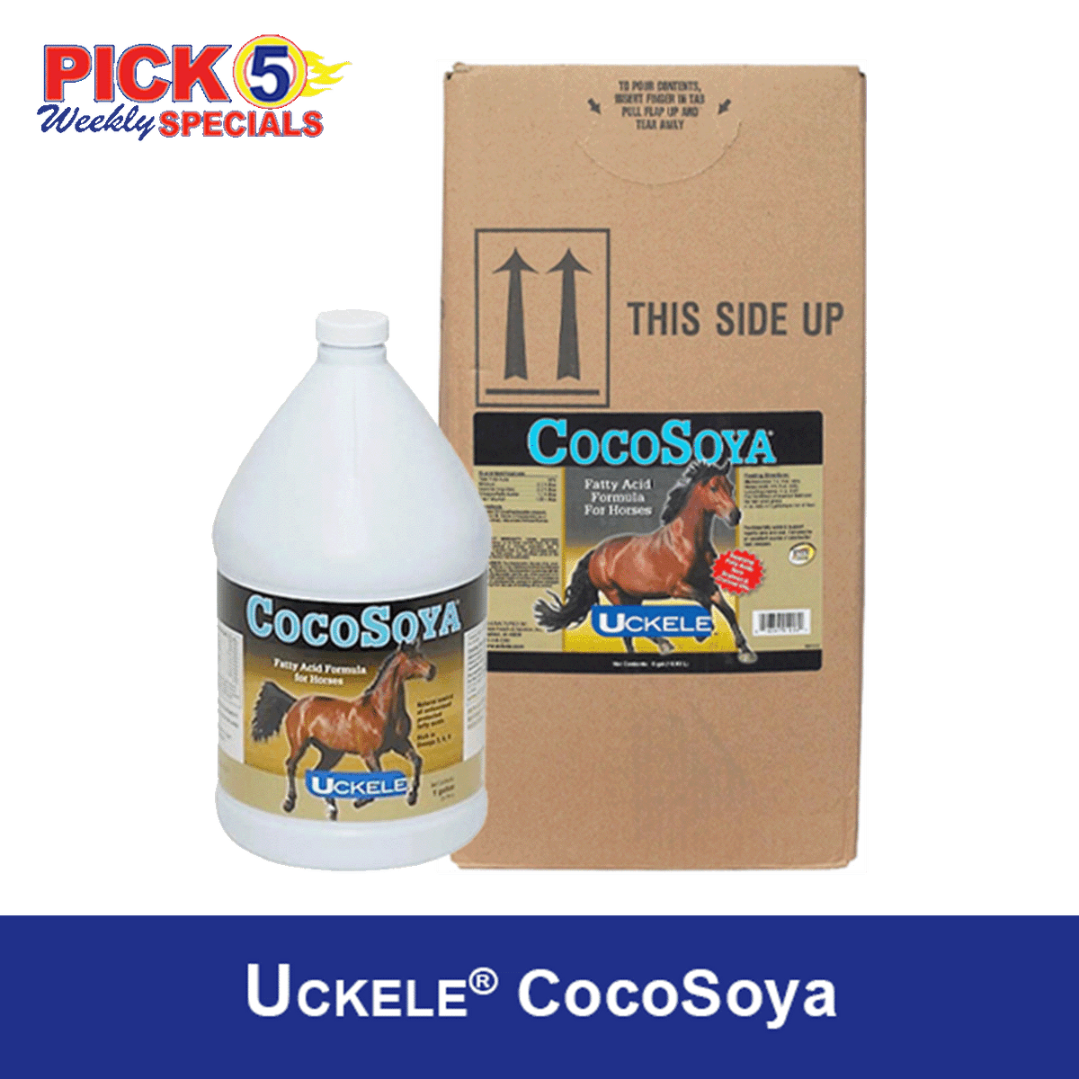 Cocosoya® Oil - Gallon. On sale 4.12 - 4/25.26