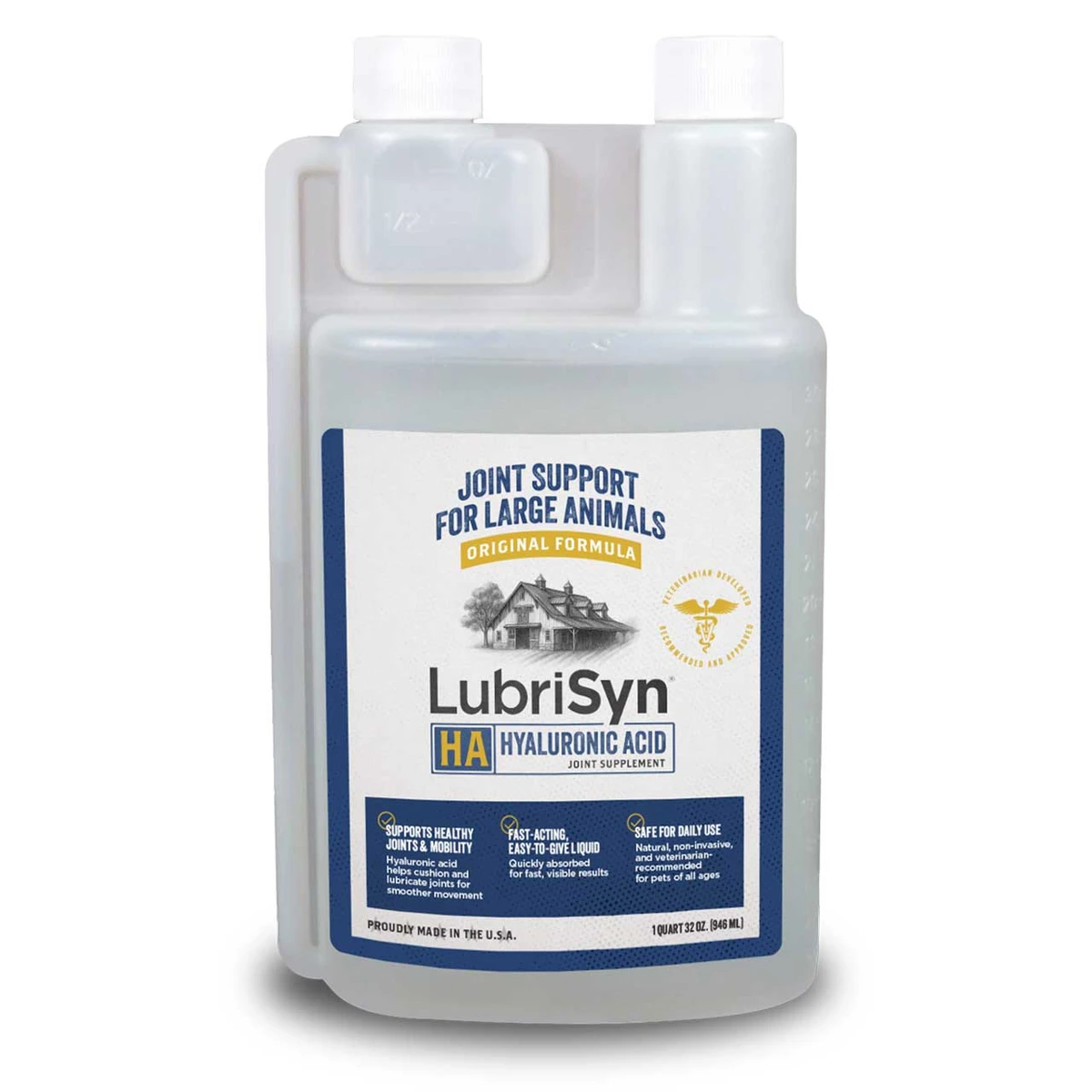 LubriSyn® HA Joint Care Original Large Animal 32 oz