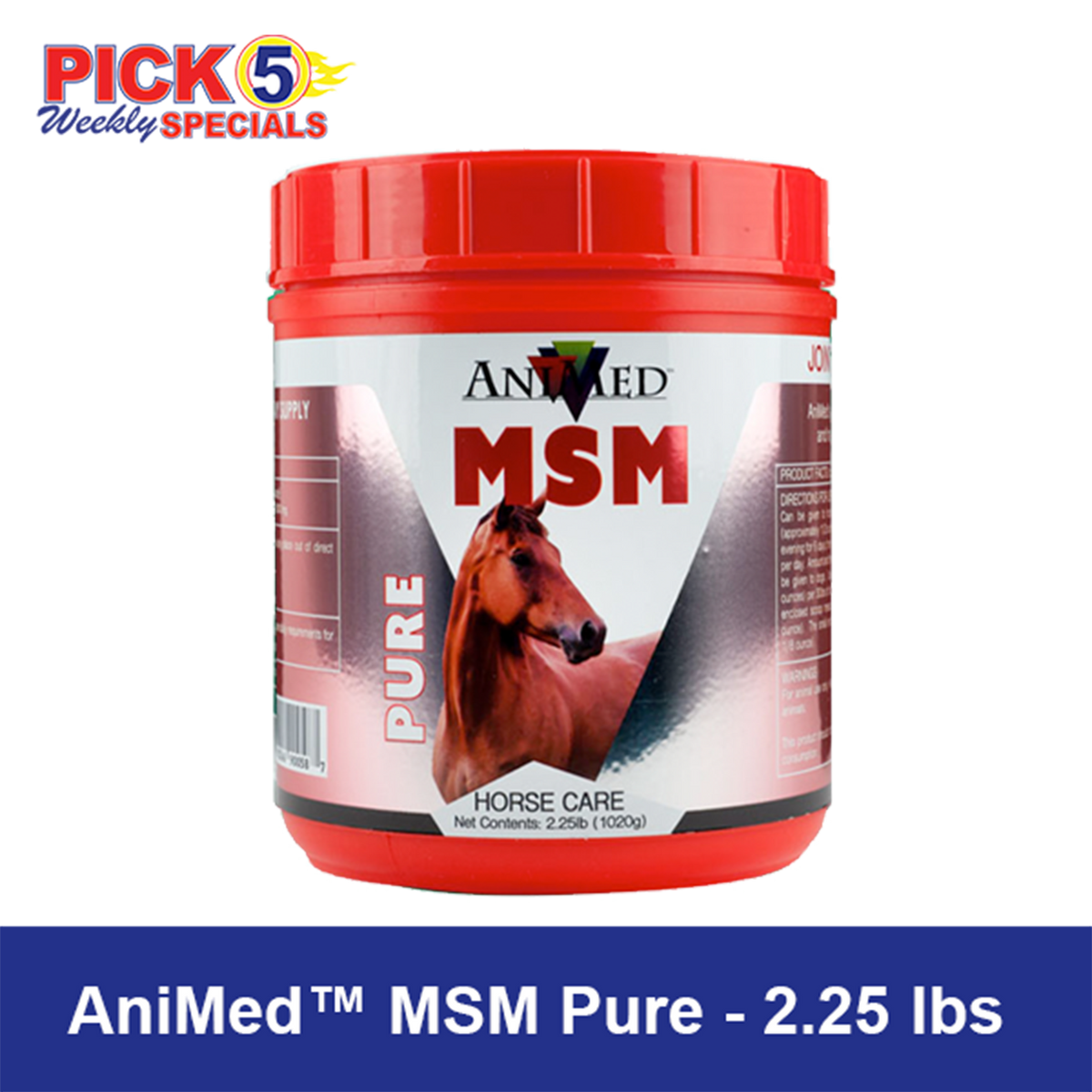 AniMed™ MSM Pure - 2.25 lbs . On Sale 8/31/ - 9/6/25 AniMed™ MSM Pure - 2.25 lbs . On Sale 8/31/ - 9/6/25