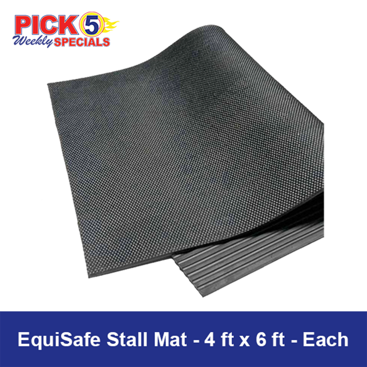 EquiSafe Stall Mat - 4 ft x 6 ft - Each **Sale 8.3 - 8.9.25** EquiSafe Stall Mat - 4 ft x 6 ft - Each **Sale 8.3 - 8.9.25**