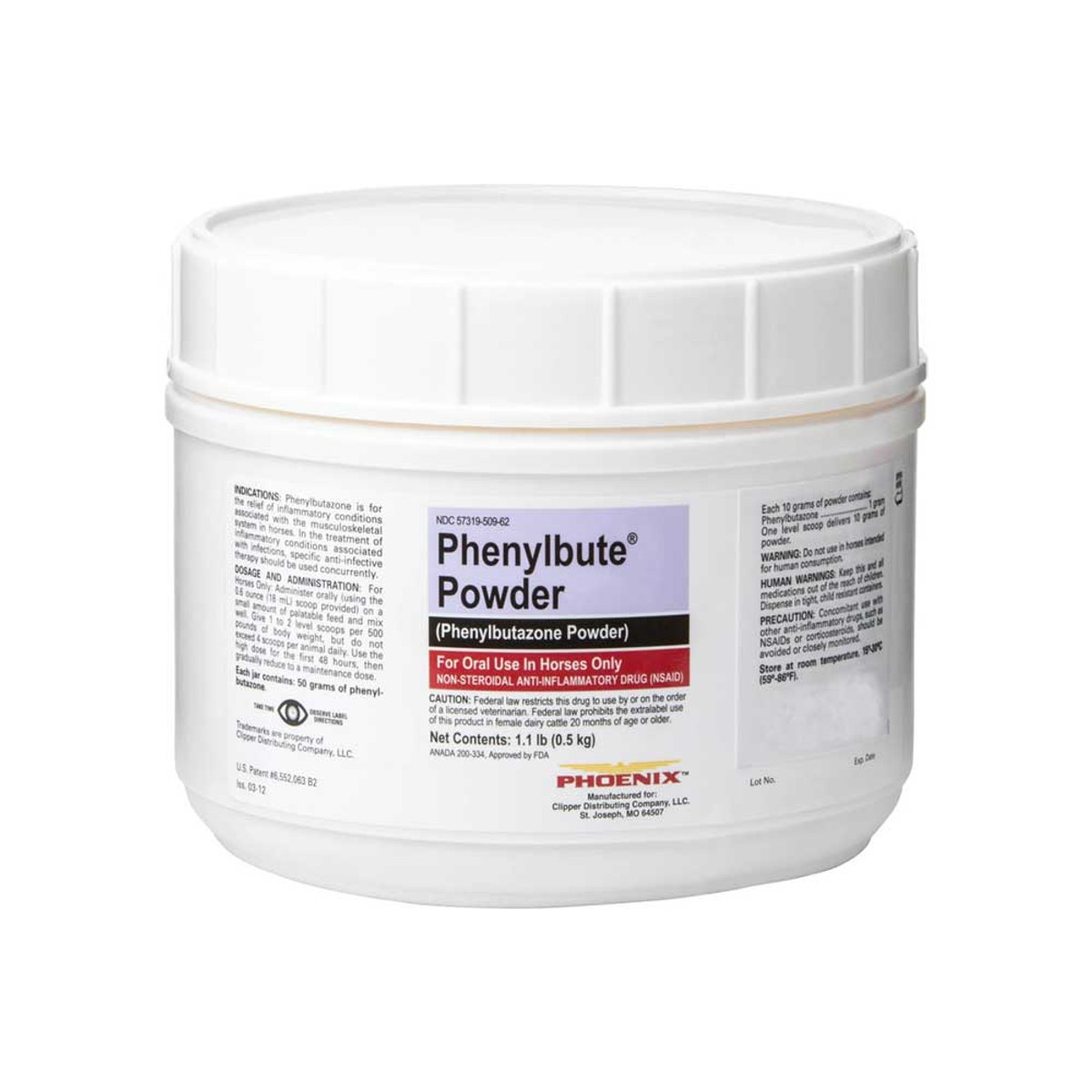Phenylbutazone Powder (Rx) - 1.1 lbs Phenylbutazone Powder (Rx) - 1.1 lbs