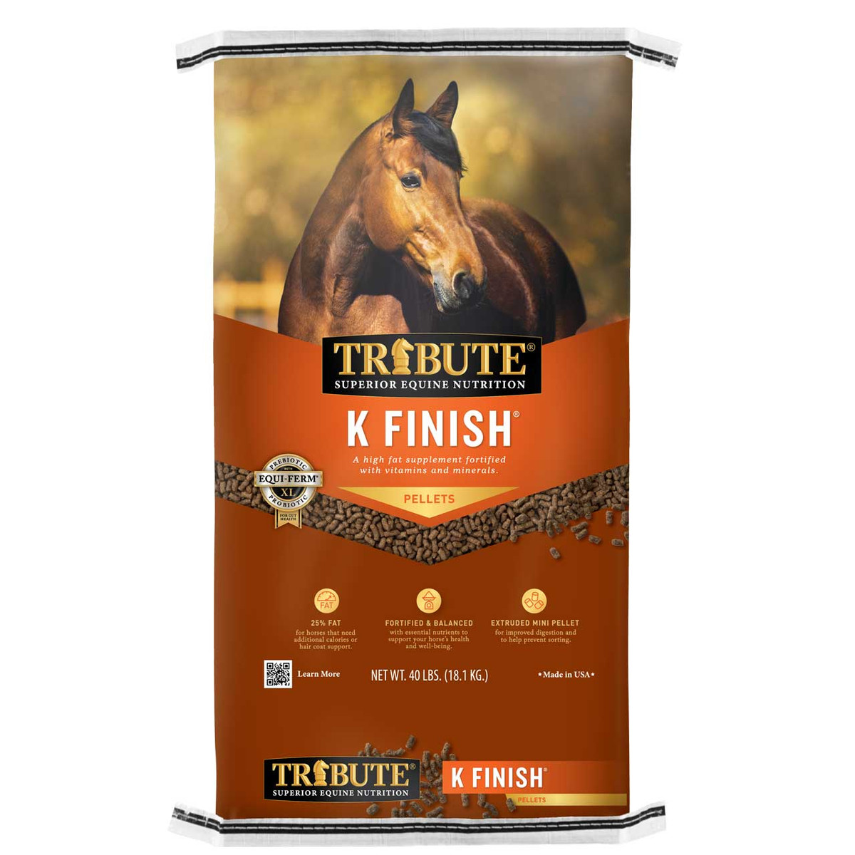 Tribute® K Finish - High Fat Supplement - 40 lbs