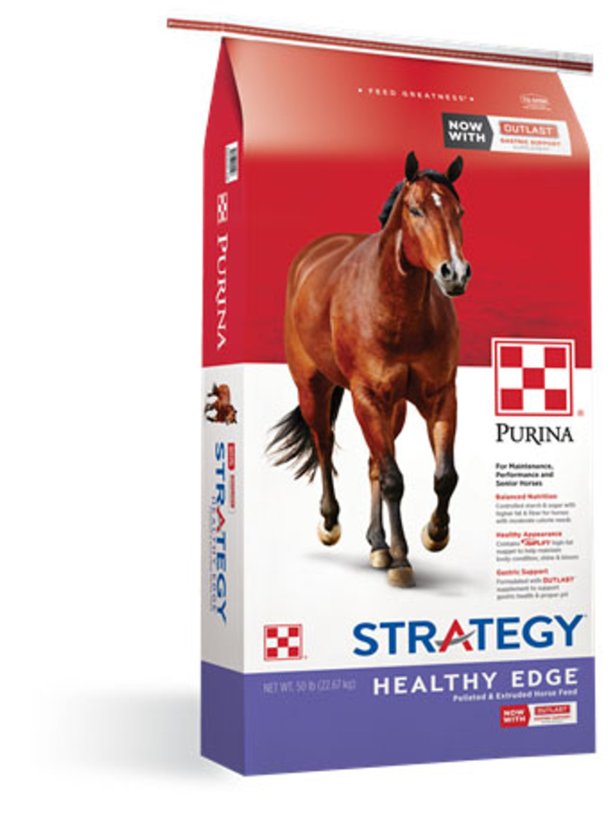 Purina® Strategy® Healthy Edge® Horse Feed - 50 lbs Purina® Strategy® Healthy Edge® Horse Feed - 50 lbs