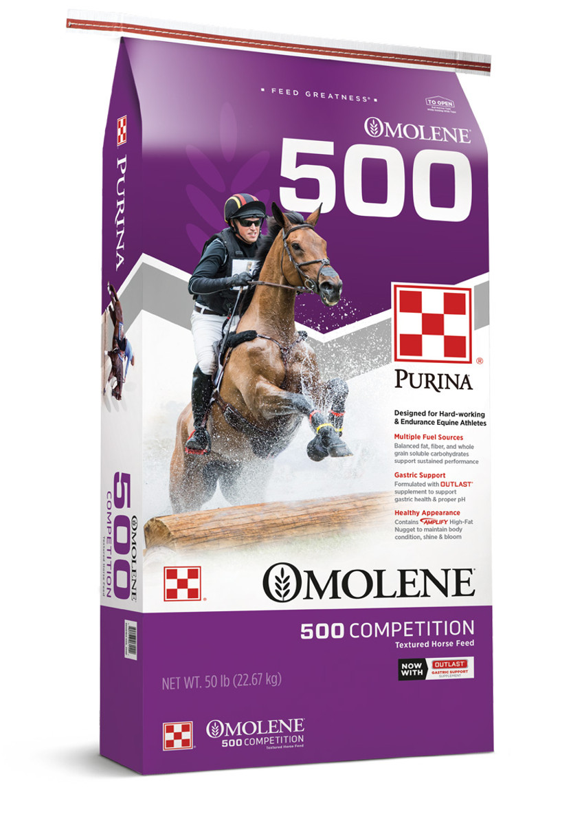Purina® Omolene 500® - Competition Horse Feed - 50 lbs
