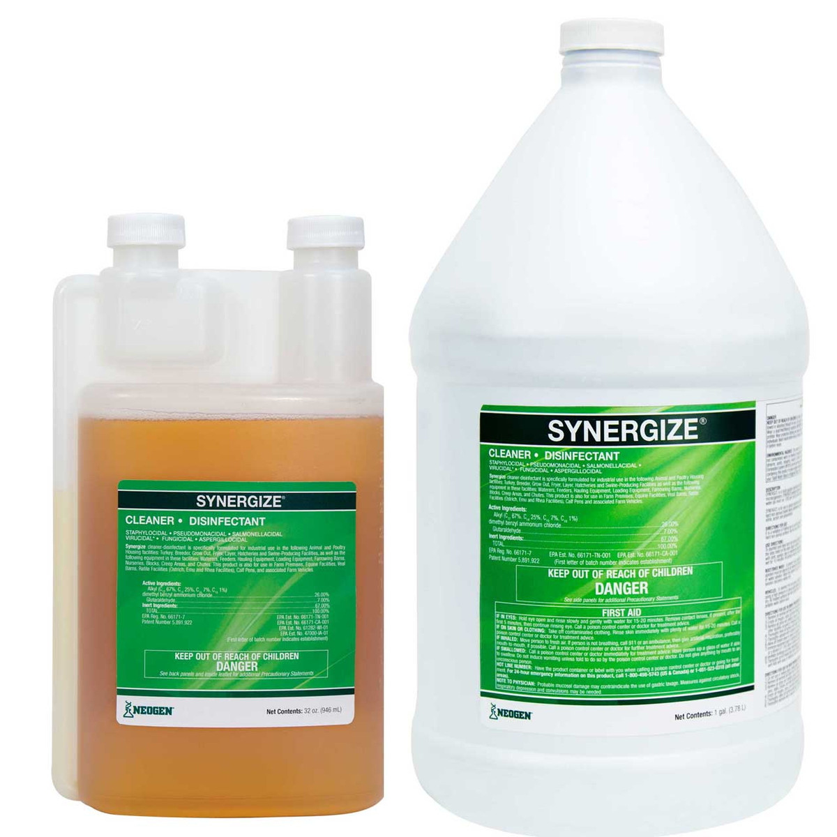 Synergize® Cleaner & Disinfectant Quart & Gallon