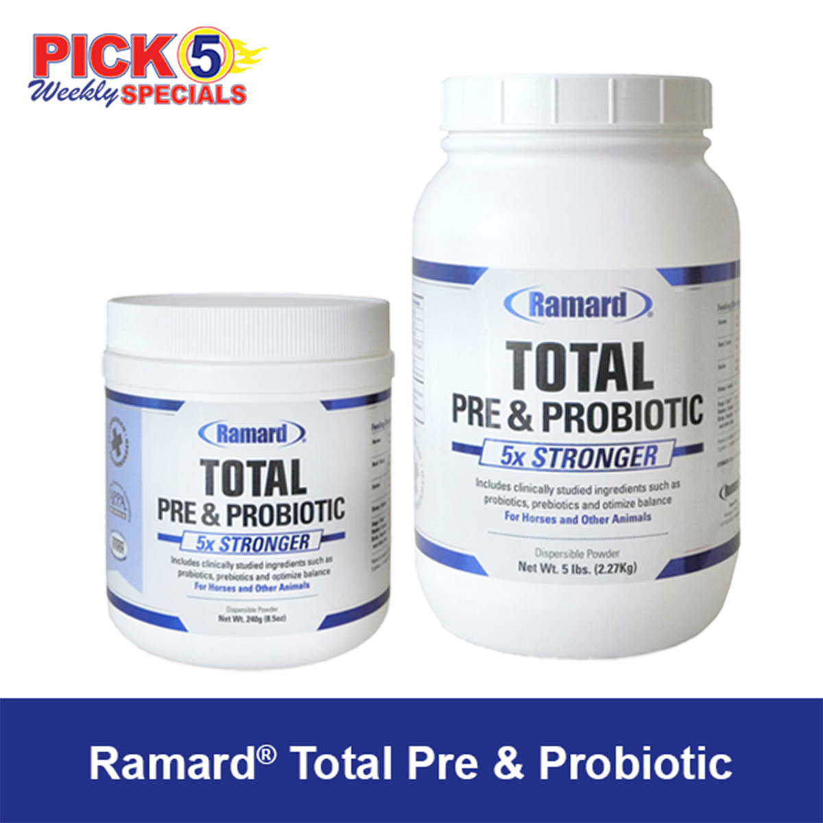 Ramard's Total Pre & Probiotic Powder 5 lb. Sale pricing 10/12 - 10/25/25 Ramard's Total Pre & Probiotic Powder 5 lb. Sale pricing 10/12 - 10/25/25