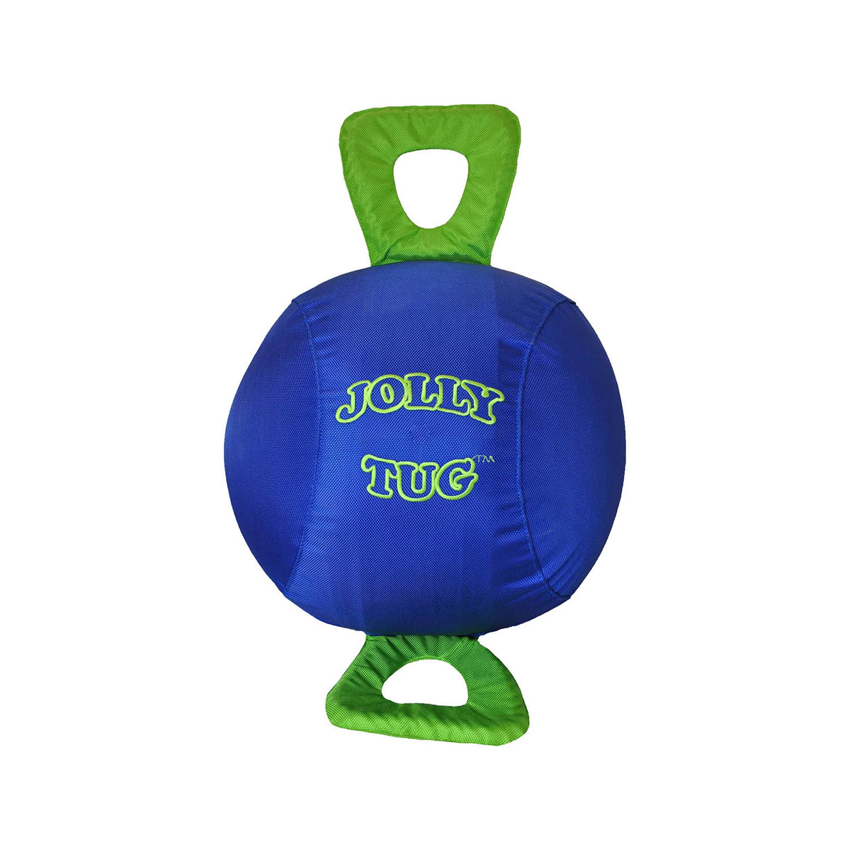 Jolly Tug Horse Ball Toy 14"  Blue w/ Green