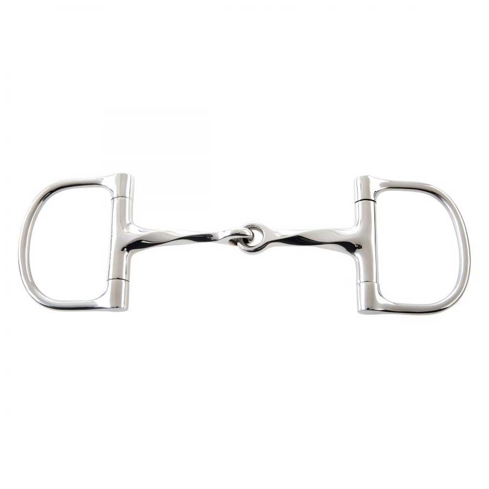 Korsteel® Stainless Steel Slow Twist Dee Ring Snaffle Bit
