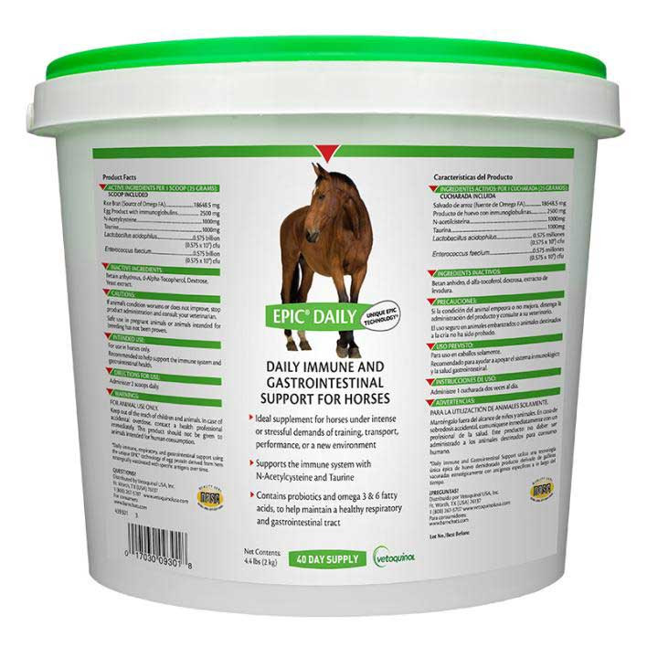 Epic® Daily Immune and Gastrointestinal Support Supplement - 4.4 lbs