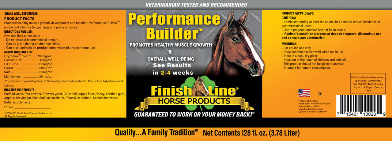 Finish Line® Performance Builder™ - Gallon - KBC International