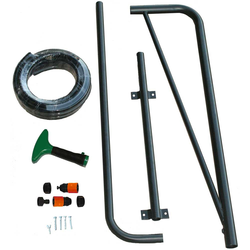 Swinging Arm Wash Attachment – Wall-Mounted Horse Wash Boom – Prevents Hose Tangling & Trampling – Compatible With Standard Hoses – Heavy-Duty Iron Alloy For Stables