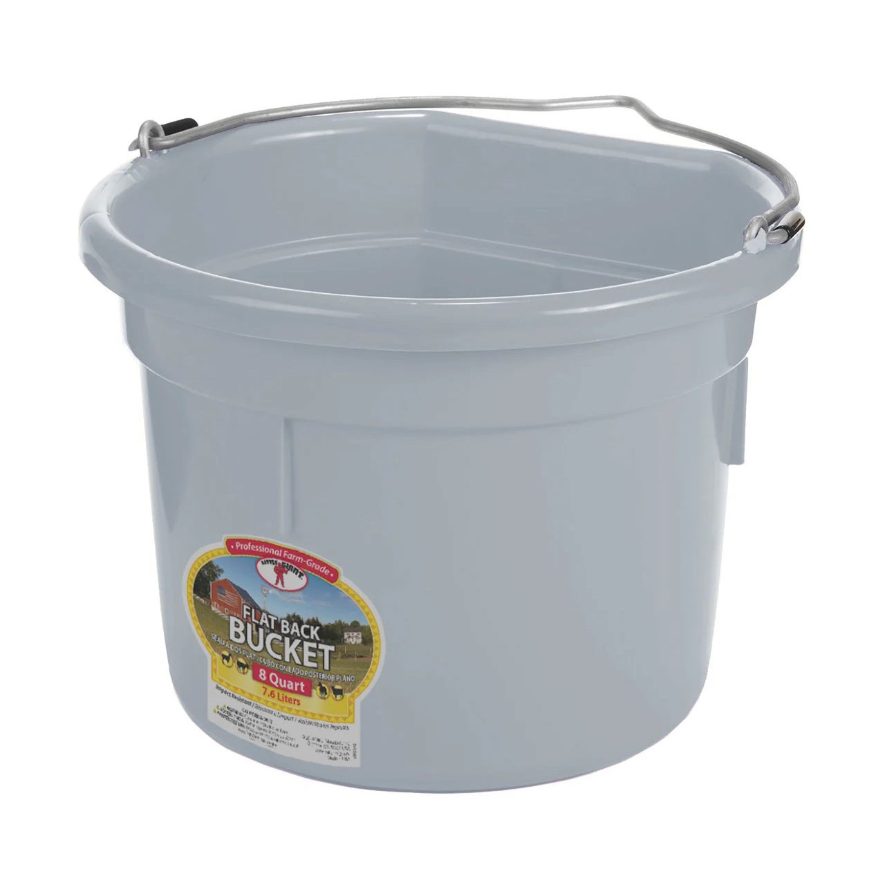 Little Giant® DuraFlex Flat Back Bucket 8 Quarts by Miller