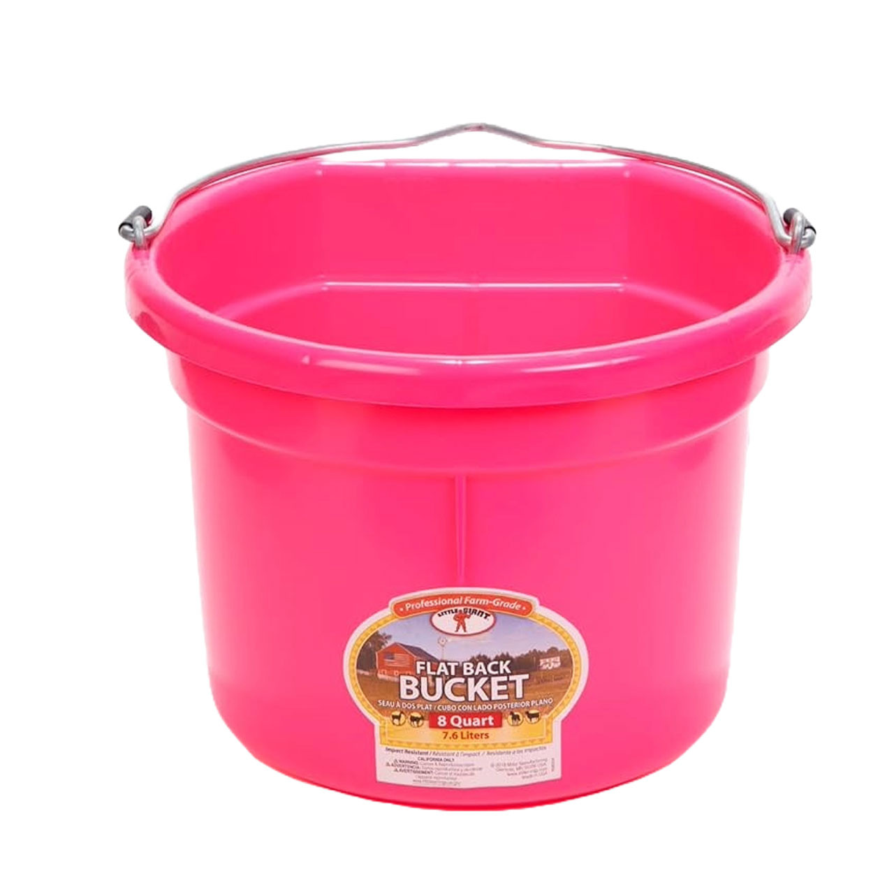 Little Giant® DuraFlex Flat Back Bucket 8 Quarts by Miller