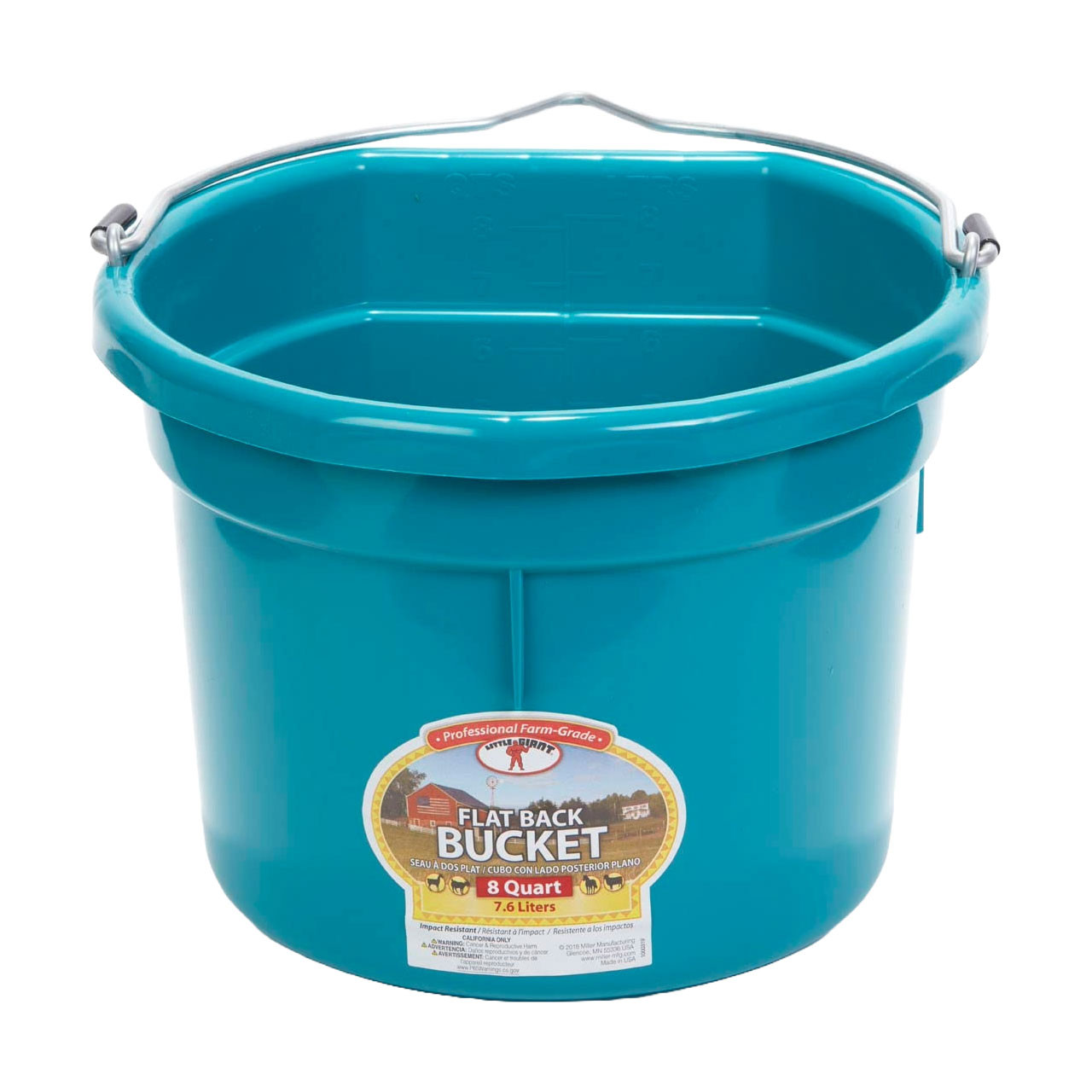 Little Giant® DuraFlex Flat Back Bucket 8 Quarts by Miller