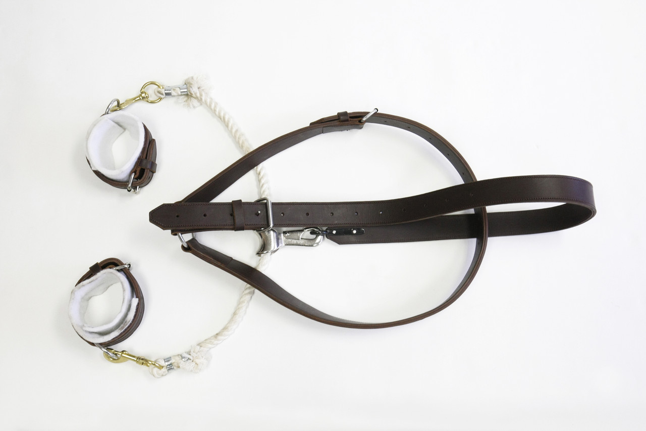 Hobbles For Horses Fleece-Lined Nylon Chain - Adjustable