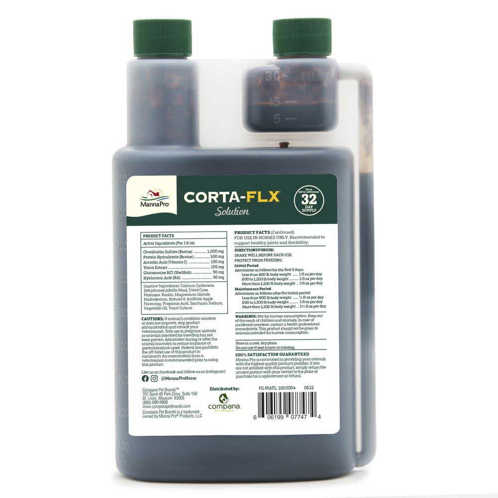 Corta-Flx Joint Supplement Liquid for Horses - Quart