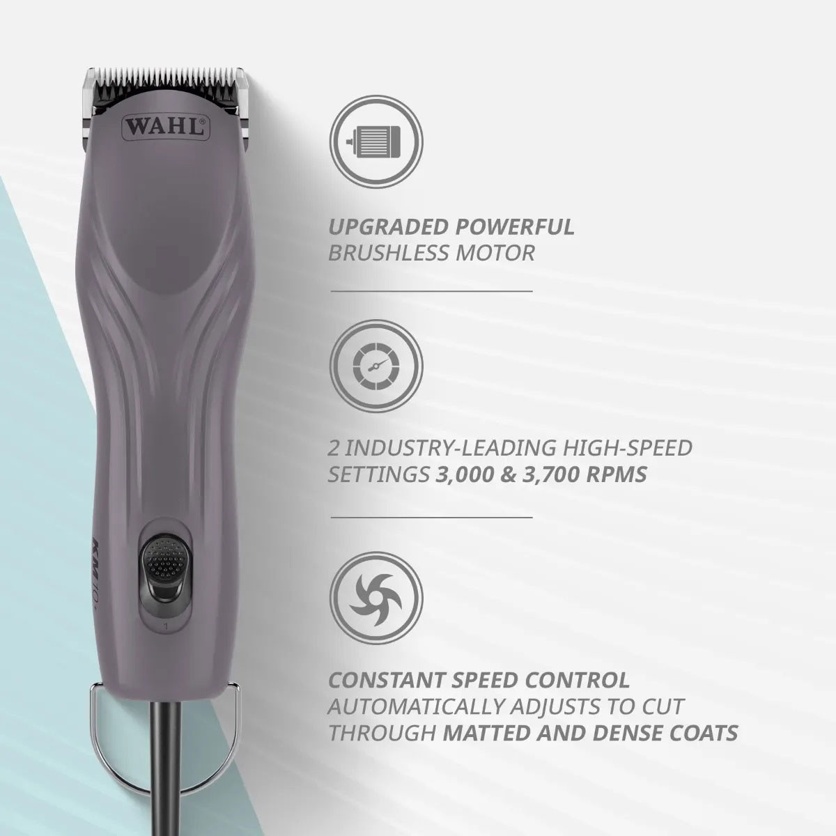 Wahl® KM10+ Two-Speed Clipper Horse Grooming